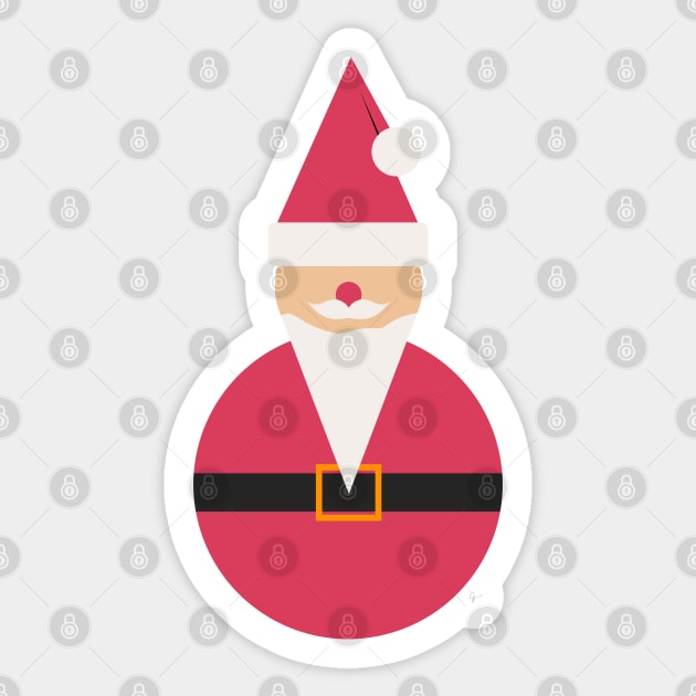 Christmas Santa Claus Sticker by lymancreativeco